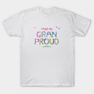 I Make My Gran Proud - tropical wordart T-Shirt